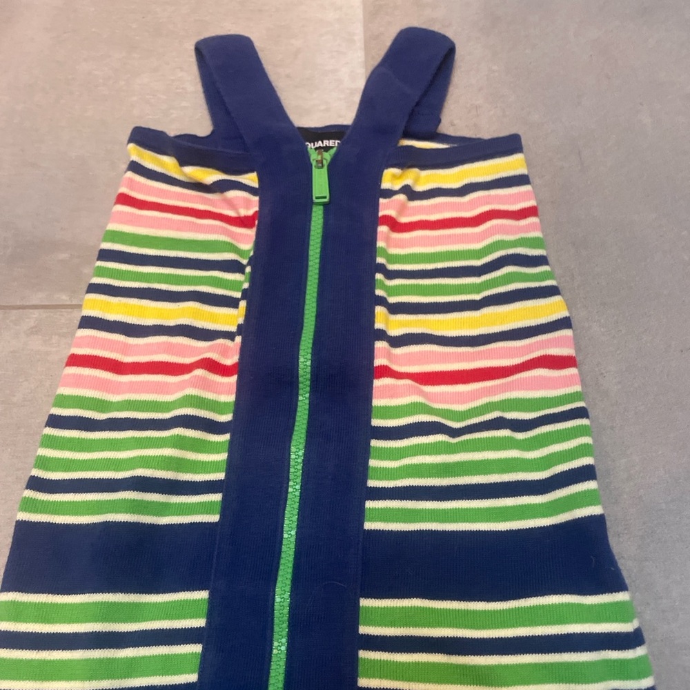 DSquared2 Girls' Striped Jumper Dress Size 4Y